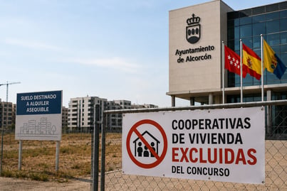 El Ayuntamiento de Alcorcón excluye a las cooperativas de vivienda del concurso para la concesión de suelo destinado a alquiler asequible